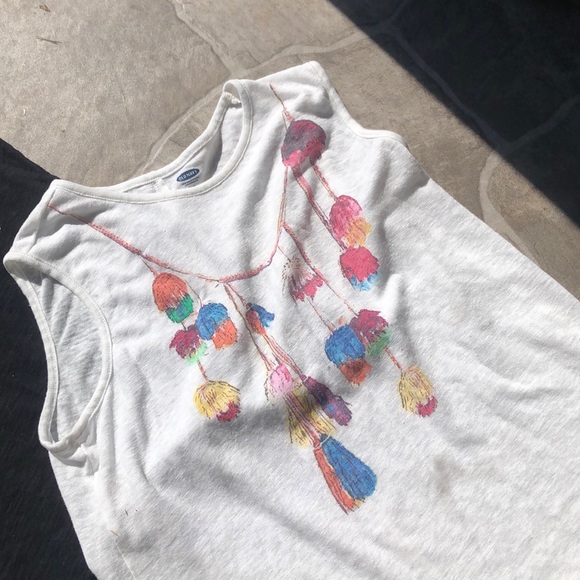 Old Navy Kids Girls Tank Tops Large 10/12 Like New - Picture 3 of 4